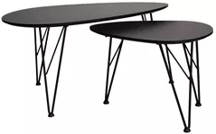 Măsuţă cafea Deco Anais CT-2010 (2 măsuțe) Black