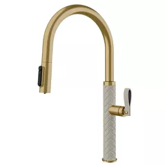 Bateria bucătărie Gessi 60934-435 Crème/Brass Br PVD