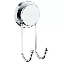 Cârlig baie Hydro S MAGIC FIX 701, 70x70x150 (dublu), Crom (0430230)