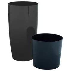 Ghiveci pentru flori Aleana 115043 Alfa d22x41.5 cm, granit