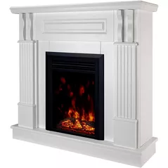 Șemineu electric ArtFlame Veronix & Cris, 1000x1050x300mm, Alb