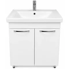 Шкаф под умывальник Mashtab 11423 Delfin cu 2 usi 70cm Alb