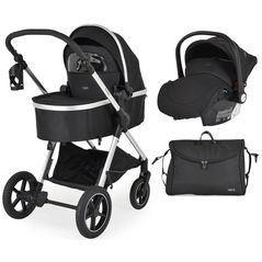 Сărucior pentru copii Moni Alina Black Onyx, 3in1 transformabil