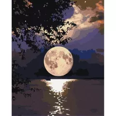 Tablou pe numere BrushMe BS5639 40*50 cm (în cutie) Apus de soare