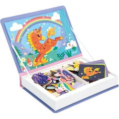Настольная игра Janod J02584 Joc magnetic educativ Unicorn