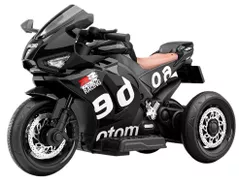 Mașină electrică pentru copii Richi (96307) Motocicleta neagra pe acumulator pentru copii (868)