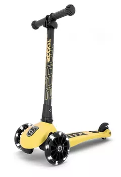 Trotinetă Scoot&Ride 96358 Highway Kick 3 Led Lemon