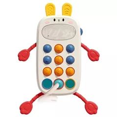 Iinel dentiție Chipolino DIG02468864 Rabbit Phone 8в1, развивающий