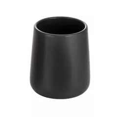 Pahar pentru periuțe de dinți Bisk 08137 NERO negru-mat