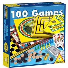 Joc educativ de masă Piatnik 780196LV 100 Games RUS