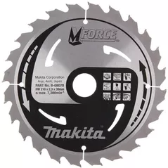 Disc de tăiere Makita B-08078 Disc ferastrau circ mforce 210X30X24TH lemn