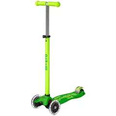 Trotinetă Micro MMD232 Maxi Deluxe Neon LED Parrot Green