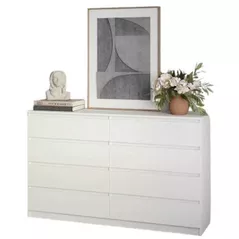 Комод MebelStar NEO 8S 160x43x98 White (MBS-1101)