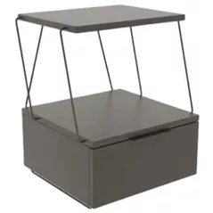 Noptieră Trendy Tekoba Antracit, 42x52x41cm (GTR001530)