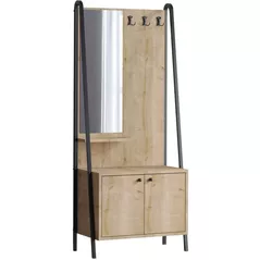 Mobilă pentru antreu Trendy Lumi Dec0145, StejarNegru, 74x170x35cm (GTR005928)