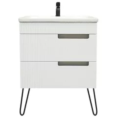 Шкаф под умывальник Bayro универсальный Positano под умыв. Argo 700, белый мат