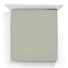 Lenjerie de pat Formesse 035-19-0633 Fitted Sheet Bella Gracia standard 180x190-200x220 Grey green