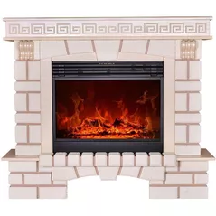 Камин электрический ArtFlame Nazarii & Mirabella, 1136x1328x356 mm, Jasmin