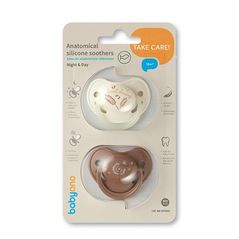 Suzetă BabyOno 1669/03 Suzete simetrice din silicon 18+ luni (2 buc)