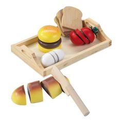 Bucătărie și veselă de jucărie Happy People 45006 Набор нарезки продуктов