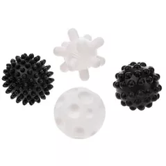 Массажер механический Akuku A0469 Набор Сенсорных Мячиков ч/б (6930)