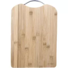 Tocător de tăiere EuroGold 7108200028 Tocator din bambus cu maner din aluminiu, 33x24cm