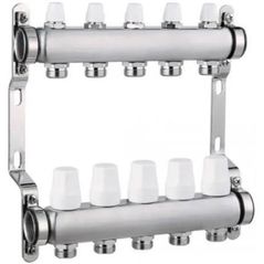 Комплект распределителей Hydro S Colector complet din Inox, 4 căi 1"x3/4" (0711661)
