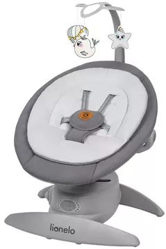 Leagăn pentru bebeluși Lionelo Mell Grey Stone