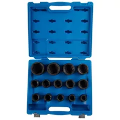 Набор головок, бит, насадок King Tony 6424MP набор 3/4" ударных головок 6 гран. 24-65мм, 14 пр.