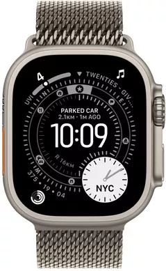 Смарт часы Apple Watch Ultra 3 GPS + Cellular 49mm Natural Titanium Case with Natural Titanium Milanese Loop - Medium MEWY4QI/A