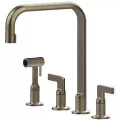 Смеситель кухонный Gessi 58703-713 Inciso Antique Brass
