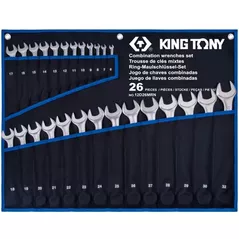 Cheie fixă King Tony 12D26MRN ключи комбинированные 6-32мм 26 пр. (Tetoron)
