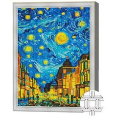 Tablou pe numere Art Gallery QB206512 Mozaic cu diamante patrate 40x50cm Cer fantastic