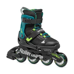Role Rollerblade 86B0751520NG02 Microblade XT, 33-36.5, Nero/Verde Petrolio