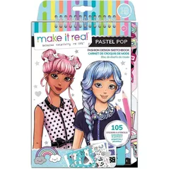 Set de creație miscellaneous 3205 Набор для девочек Sketchbook Pastel Pop!