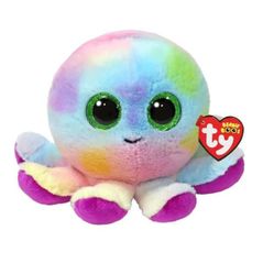Мягкая игрушка TY TY37360 Caracatița Bubbles 15cm (Beanie Boos)