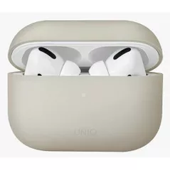 Чехол для наушников UNIQ Silicon Lino Hybrid Beige for AirPods Pro, Ivory