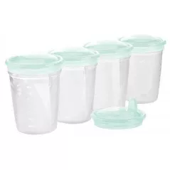 Контейнер для хранения пищи BabyOno 1028 Container p/u depozitarea de lapte 4 buc.