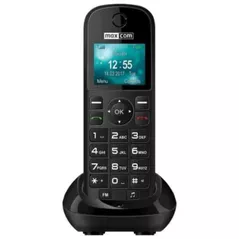Телефон беспроводной MaxCom MM35D Black
