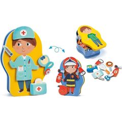 Игрушка Djeco DJ03086 Joc magnetic din lemn Jobissimo