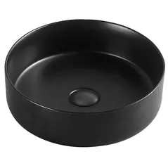 Раковина Nomi Centro 355x355x120 круглый черный мат