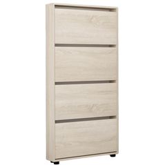 Полка для обуви Mobildor-Lux Leo Slim 100x16x164H cm Sonoma