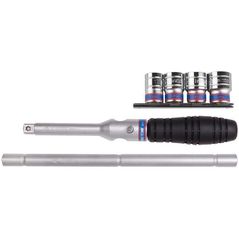 Ручной инструмент King Tony 4506MR ключ балонный, разборный в комплекте с головками 433517M, 19M, 21M, 23M