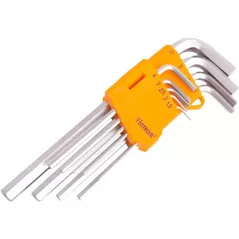 Набор ручных инструментов Hoteche 260209 Ключи шестигранные 1,5-10mm длинные 9шт