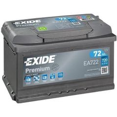 Acumulator auto Exide PREMIUM 12V 72Ah 720EN 278x175x175 -/+ (EA722)