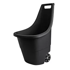 Тачка Keter 57679 Easy Go Breeze 50L, cu 2 roti, negru, plastic