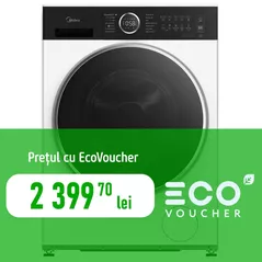 Стиральная машина с фронтальной загрузкой Midea MF205W100BA30/W-BK