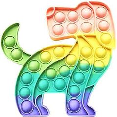 Jucărie Promstore 14945 Игрушка антистресс Pop It Собака 15.5x15.5cm