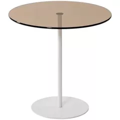 Журнальный столик Trendy Chill-Out, Белый, Бронзовый 50x50x50 см