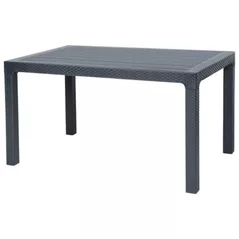 Mobilier pentru grădină Hydro S Masă Rattan, 140x80x75, Antracit